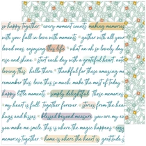 Pinkfresh Studio - Days of Splendor 12x12 Paper - Grateful heart Pinkfresh Studio - Days of Splendor 12x12 Paper - Grateful heart