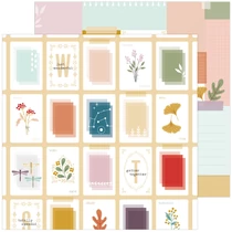 Pinkfresh Studio - Days of Splendor 12x12 scrapbook papír - Totally splendid Pinkfresh Studio - Days of Splendor 12x12 scrapbook papír - Totally splendid