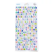Pinkfresh Studio - Happy Blooms Mini Alphabet Sticker Pinkfresh Studio - Happy Blooms Mini Alphabet Sticker