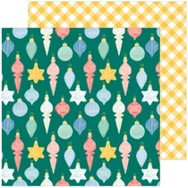 Pinkfresh Studio - Happy Holidays 12x12 Paper - Deck The Halls Pinkfresh Studio - Happy Holidays 12x12 Paper - Deck The Halls