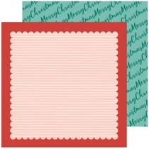 Pinkfresh Studio - Happy Holidays 12x12 Paper - Merry Christmas Pinkfresh Studio - Happy Holidays 12x12 Paper - Merry Christmas