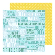 Pinkfresh Studio - Holiday Magic 12x12 Paper - Warm Wishes