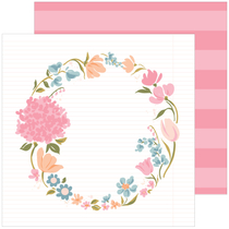 Pinkfresh Studio - Lovely Blooms 12x12 papír - Be Present