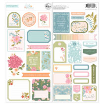 Pinkfresh Studio - Lovely Blooms 6x12 Cardstock Stickers