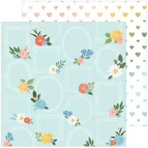 Pinkfresh Studio - Making the Best of It 12x12 Paper - Heart Open Wide