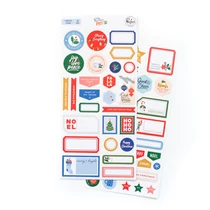 Pinkfresh Studio - Oh What Fun 6x12 Cardstock Stickers Pinkfresh Studio - Oh What Fun 6x12 Cardstock Stickers