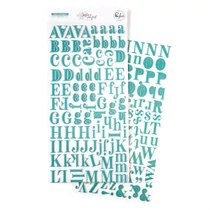 Pinkfresh Studio - Picture Perfect Puffy Alpha Stickers Pinkfresh Studio - Picture Perfect Puffy Alpha Stickers