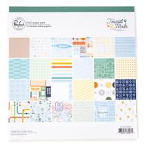 Pinkfresh Studio - Tourist Mode 12x12 Paper Pack