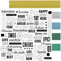 Pinkfresh Studio - Simply the Best 12x12 Paper - Have Fun Pinkfresh Studio - Simply the Best 12x12 Paper - Have Fun