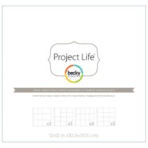 Project Life BABY BOY 21pc Clear Acrylic Stamps Becky Higgins Planner 