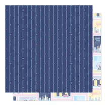 American Crafts - Shimelle - Sparkle City 12x12 Patterned Paper - Postcards Home American Crafts - Shimelle - Sparkle City 12x12 Patterned Paper - Postcards Home