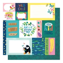 American Crafts- Shimelle - Never Grow Up 12x12 scrapbook papír - Forever Young