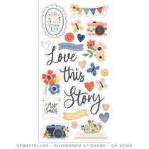 Cocoa Vanilla Studio - Storyteller chipboard matrica Cocoa Vanilla Studio - Storyteller chipboard matrica