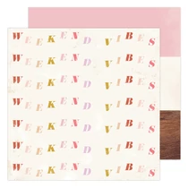 Heidi Swapp - Old School 12x12 Paper- Weekend Vibe Heidi Swapp - Old School 12x12 Paper- Weekend Vibe
