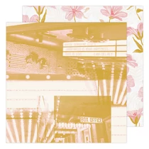 Heidi Swapp - Old School 12x12 Paper- Matinee Heidi Swapp - Old School 12x12 Paper- Matinee