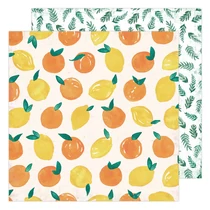 Heidi Swapp - Storyline Chapters 12x12 Paper - Fresh Squeezed Heidi Swapp - Storyline Chapters 12x12 Paper - Fresh Squeezed