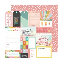 Heidi Swapp - Sun Chaser 12x12 Paper - Sun and Fun Heidi Swapp - Sun Chaser 12x12 Paper - Sun and Fun