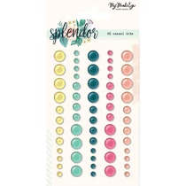 My Mind's Eye - Splendor Enamel Dots (60 Piece) My Mind's Eye - Splendor Enamel Dots (60 Piece)