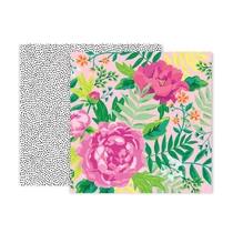 Pink Paislee - 5th and Monaco 12x12 Paper - 10 Pink Paislee - 5th and Monaco 12x12 Paper - 10