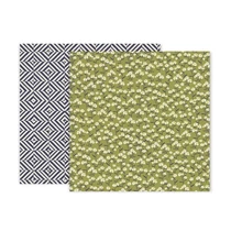 Pink Paislee - Again & Again 12x12 Patterned Paper - 8 Pink Paislee - Again & Again 12x12 Patterned Paper - 8