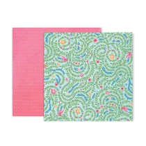Pink Paislee - Paige Evans - Bloom Street 12x12 Paper - 5 Pink Paislee - Paige Evans - Bloom Street 12x12 Paper - 5
