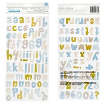 Pink Paislee - Little Adventurer Chipboard Alpha Thickers - Boy (148 Piece) Pink Paislee - Little Adventurer Chipboard Alpha Thickers - Boy (148 Piece)