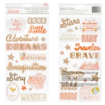 Pink Paislee - Little Adventurer Chipboard Phrase Thickers - Girl (34 Piece) Pink Paislee - Little Adventurer Chipboard Phrase Thickers - Girl (34 Piece)