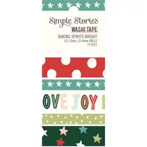Simple Stories - Baking Spirits Bright Washi Tape Simple Stories - Baking Spirits Bright Washi Tape