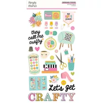 Simple Stories - Let's Get Crafty 6x12 Chipboard Simple Stories - Let's Get Crafty 6x12 Chipboard