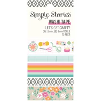 Simple Stories - Let's Get Crafty Washi Tape Simple Stories - Let's Get Crafty Washi Tape