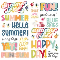 Simple Stories - Summer Lovin' dekorgumi feliratok Simple Stories - Summer Lovin' dekorgumi feliratok