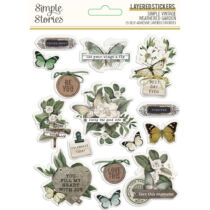 Simple Stories -  Weathered Garden Layered Stickers