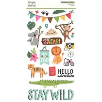 Simple Stories - Into the Wild 6x12 Chipboard