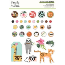Simple Stories - Into the Wild Decorative Brads Simple Stories - Into the Wild Decorative Brads