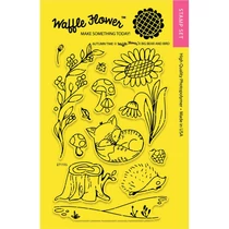 Waffle Flower Clear Stamp - Autumn Time Waffle Flower Clear Stamp - Autumn Time
