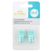 We R Memory Keepers Mini Alphabet Punch Board Refill Titanium Blades (2 Pieces) We R Memory Keepers Mini Alphabet Punch Board Refill Titanium Blades (2 Pieces)