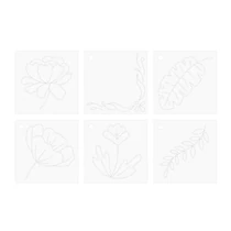 We R Memory Keepers - Stitch Happy Stencil Kit - Floral (6 pieces) We R Memory Keepers - Stitch Happy Stencil Kit - Floral (6 pieces)