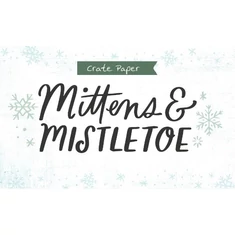 Crate Paper - Mittens and Mistletoe