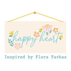 Pinkfresh Studio - Happy Heart by Flora Farkas