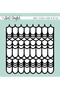 Neat and Tangled 6x6 Simply Stencils - Scalloped