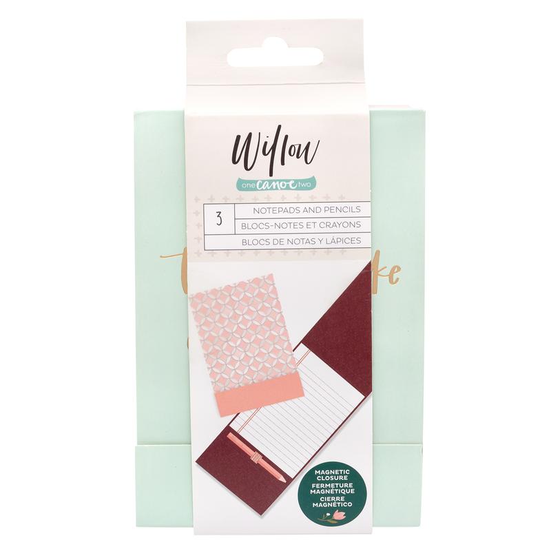 American Crafts - 1Canoe2 - Willow Matchbook Paper Pad (6 db)