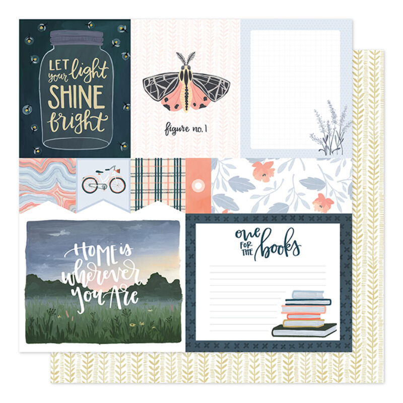 1Canoe2 - Twilight 12x12 Patterned Paper - Field Notes