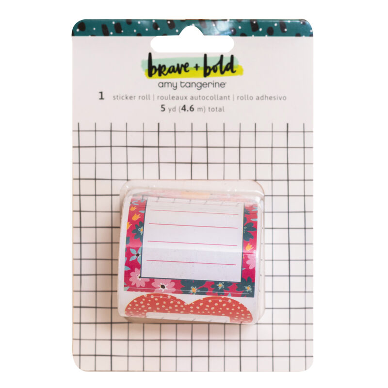 American Crafts - Amy Tangerine - Brave and Bold Sticker Roll 