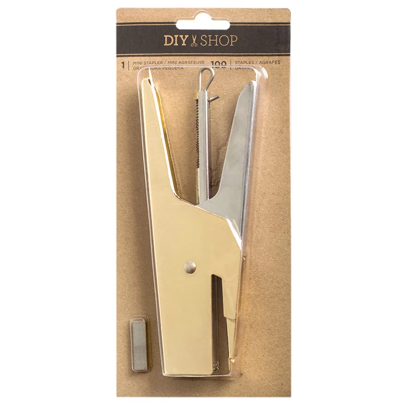 American Crafts - DIY Shop 3 Mini Stapler - Gold