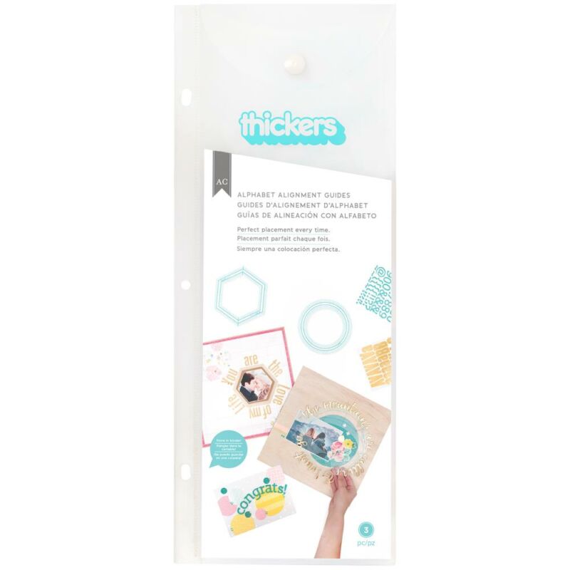 American Crafts - Thickers Alignment Guides - Circle