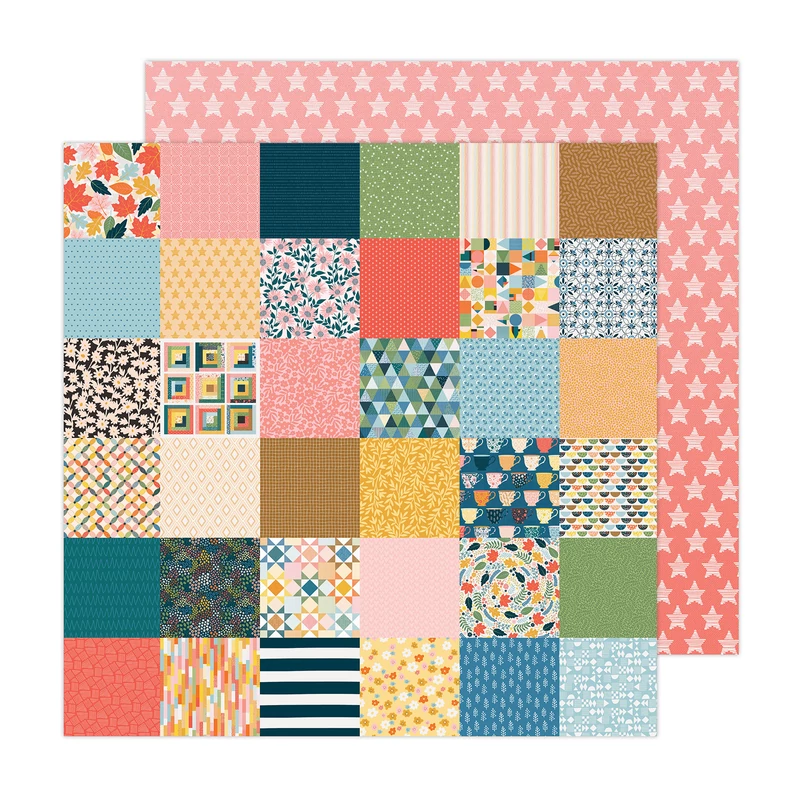 American Crafts - Paige Evans - Bungalow Lane 12x12 Paper 20 