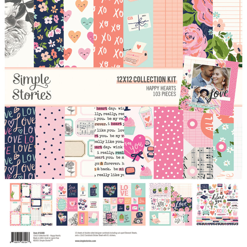Simple Stories - Happy Hearts Collection Kit