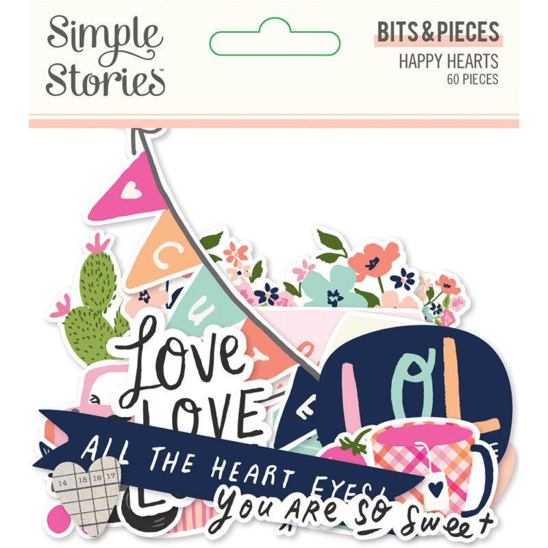 Simple Stories - Happy Hearts Bits & Pieces