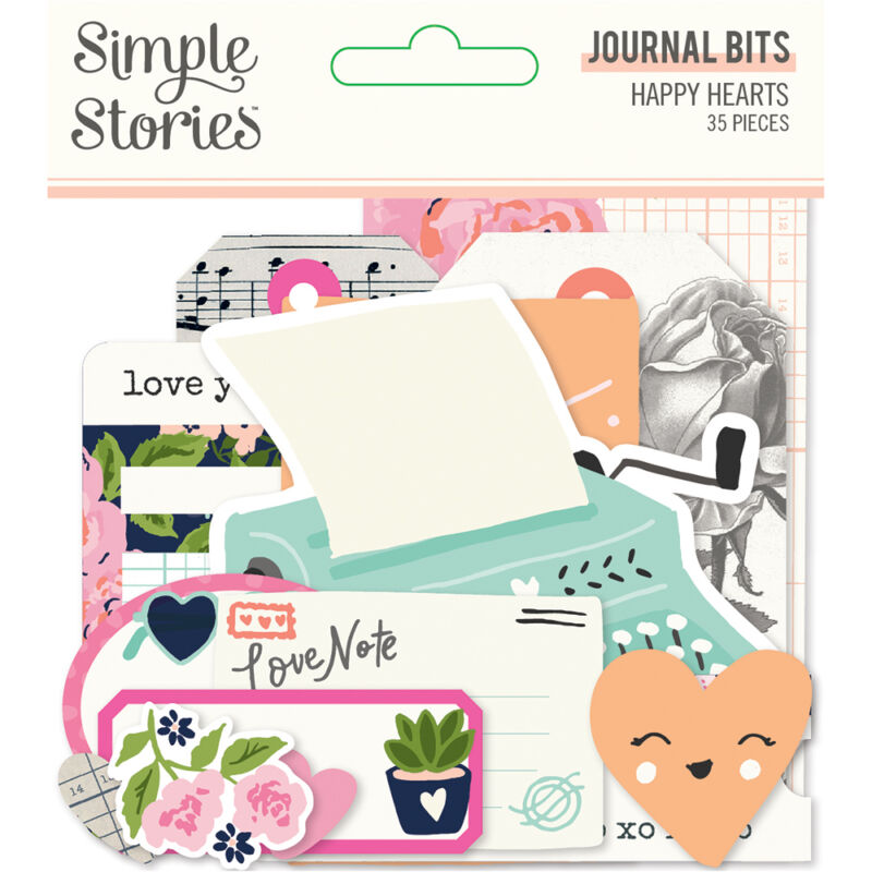 Simple Stories - Happy Hearts Journal Bits