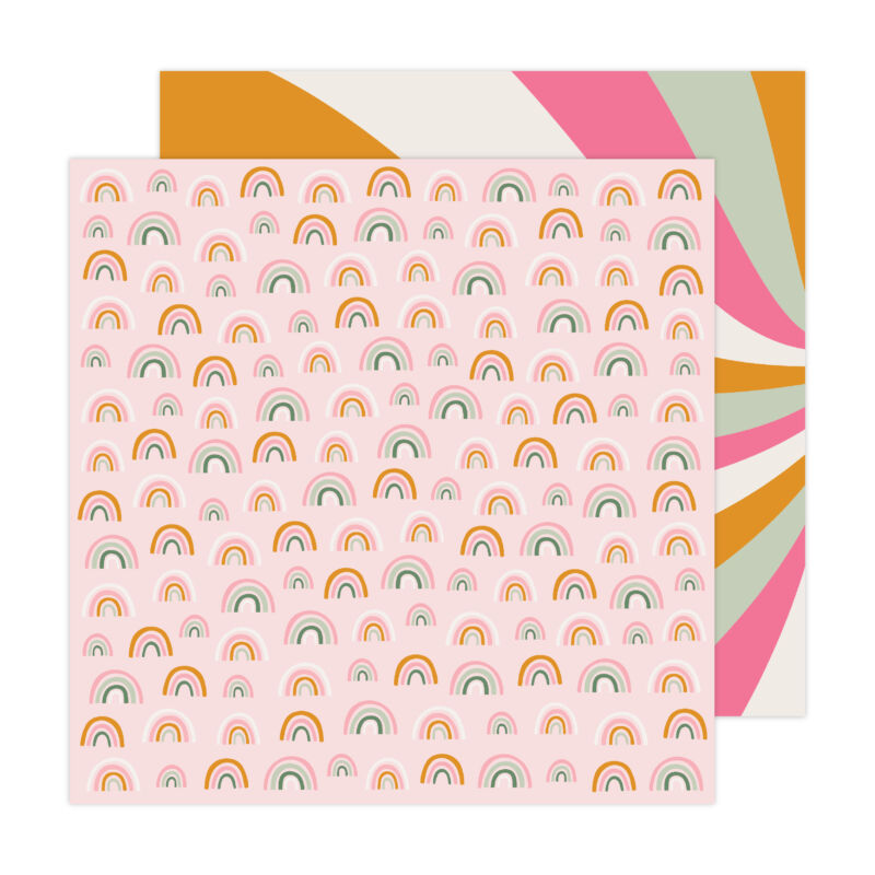 American Crafts - Jen Hadfield - Stardust 12 x12 scrapbook papír - Lucky Charm